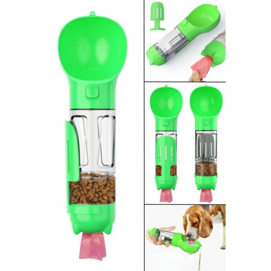 Taşınabilir Hazneli Mama Kaplı ,Kaka Poşetli Kedi,Köpek Suluğu-300ml Taşınabilir Hazneli Mama Kaplı ,Kaka Poşetli Kedi,Köpek Suluğu-300ml