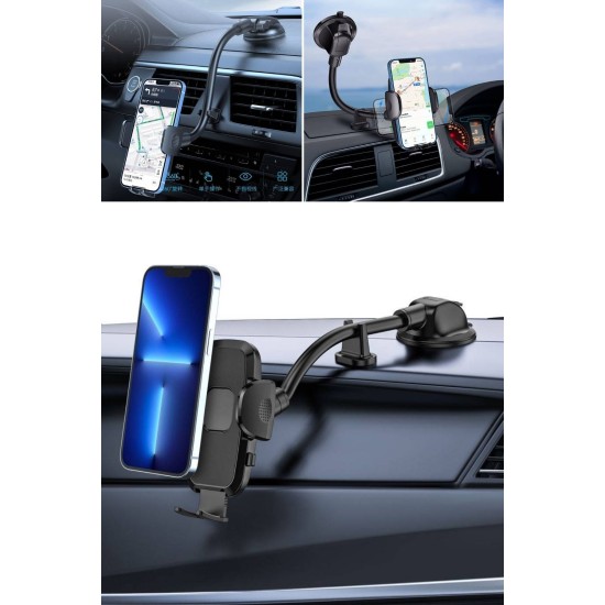 Ayarlanabilir Vakum Kilitli Cam Ve Torpidoya Takılabilen Telefon Tutucu Ayarlanabilir Vakum Kilitli Cam Ve Torpidoya Takılabilen Telefon Tutucu