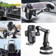 Jel Vantuzlu Cama Takılabilen Güçlü 360 Derece Dönebilen Ayarlanabilir Araç Içi Vantuzlu Telefon Tutucu Jel Vantuzlu Cama Takılabilen Güçlü 360 Derece Dönebilen Ayarlanabilir Araç Içi Vantuzlu Telefon Tutucu