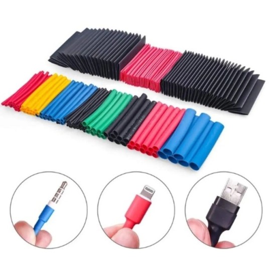 560 Parça Isıyla Daralan Makaron Kablo Koruyucu Kılıf Makaron Kablo Yalıtım Makaron Seti 560 Parça Isıyla Daralan Makaron Kablo Koruyucu Kılıf Makaron Kablo Yalıtım Makaron Seti