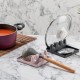 Tencere Kapak Tutuculu Kaşıklıklı Tencere Kapak Standı Pratik Kaşık Kepçe Altlık Düzenleyici Tencere Kapak Tutuculu Kaşıklıklı Tencere Kapak Standı Pratik Kaşık Kepçe Altlık Düzenleyici