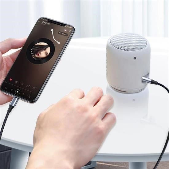 iPhone Lightning Aux Araç Dönüştürücü Ses Kablosu 35 mm Jack Girişli iPhone Lightning Aux Araç Dönüştürücü Ses Kablosu 35 mm Jack Girişli
