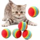3lü Gökkuşağı Sünger Kedi Köpek Çiğneme Oyun Topu 4,2 cm 3lü Gökkuşağı Sünger Kedi Köpek Çiğneme Oyun Topu 4,2 cm