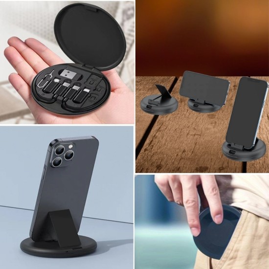 60w Destekli Kablo Kutusu Seyahat Kablo Seti 5'i 1 arada USB Type-C Şarj Kablosu Seti 60w Destekli Kablo Kutusu Seyahat Kablo Seti 5'i 1 arada USB Type-C Şarj Kablosu Seti