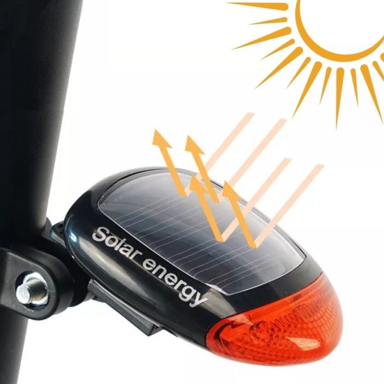 LED Güneş Enerjisi ile Şarj Edilebilir Bisiklet Kuyruk Lambası Solar Bisiklet Lambası LED Güneş Enerjisi ile Şarj Edilebilir Bisiklet Kuyruk Lambası Solar Bisiklet Lambası