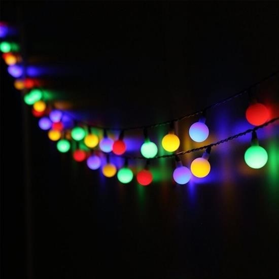 Dekoratif Minik Top 40 Ledli Dekoratif Dolama Led Işık (RGB) Dekoratif Minik Top 40 Ledli Dekoratif Dolama Led Işık (RGB)