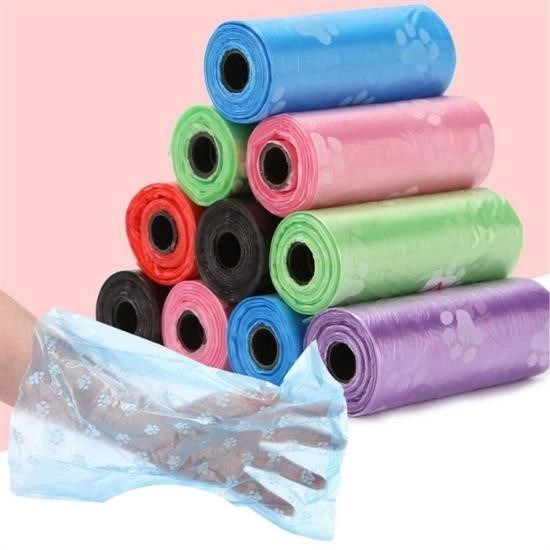 4lü Evcil Hayvanlar Için Pati Desenli Kedi Köpek Kaka Poşeti Torbası 4lü Evcil Hayvanlar Için Pati Desenli Kedi Köpek Kaka Poşeti Torbası
