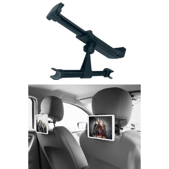 Oto Koltuk Arkası Telefon Tablet Tutucu Ayarlanabilir 360 Derece Dönebilen Pratik Stand Oto Koltuk Arkası Telefon Tablet Tutucu Ayarlanabilir 360 Derece Dönebilen Pratik Stand