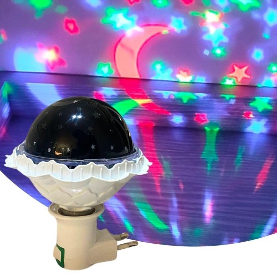 Kristal Gökyüzü Modlu Yıldızlı Hareketli 360 Derece Dönen Kristal Led Ampül Kristal Gökyüzü Modlu Yıldızlı Hareketli 360 Derece Dönen Kristal Led Ampül