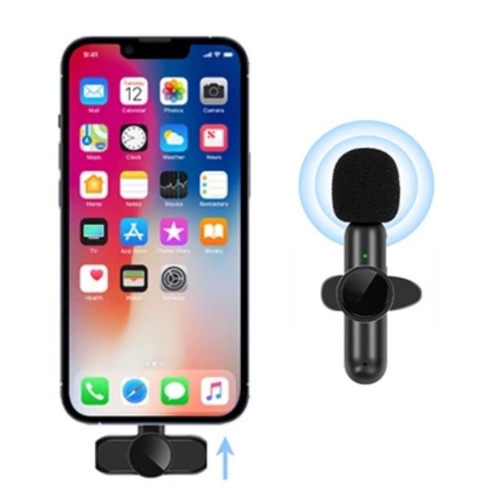 Type C Uyumlu İphone Dönüştürücülü Kablosuz Yaka Mikrofonu Android ve İphone Uyumlu Mini Mikrofon Type C Uyumlu İphone Dönüştürücülü Kablosuz Yaka Mikrofonu Android ve İphone Uyumlu Mini Mikrofon