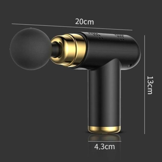 4 Başlıklı USB Şarj Olabilen Masaj Tabancası 4 Başlıklı USB Şarj Olabilen Masaj Tabancası