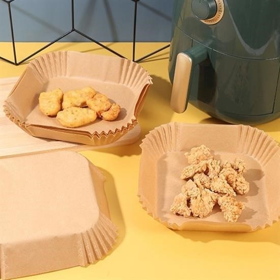 50 Adet Air Fryer Pişirme Kağıdı Tek Kullanımlık Hava Fritöz Yağ Geçirmez Yapışmaz Kare Tabak Model 50 Adet Air Fryer Pişirme Kağıdı Tek Kullanımlık Hava Fritöz Yağ Geçirmez Yapışmaz Kare Tabak Model