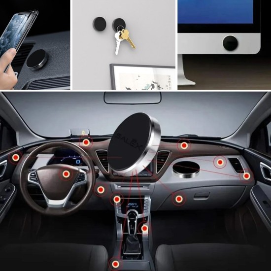 Tüm Modellerle Uyumlu Manyetik Araç İçi Telefon Tutucu Çok Amaçlı Güçlü Mıknatıs Tutucu Tüm Modellerle Uyumlu Manyetik Araç İçi Telefon Tutucu Çok Amaçlı Güçlü Mıknatıs Tutucu