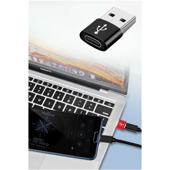 USB'den TYPE-C 'ye Dönüştürücü Adaptör Veri Aktarımı Sağlayıcı Şarj Data Çevirici USB'den TYPE-C 'ye Dönüştürücü Adaptör Veri Aktarımı Sağlayıcı Şarj Data Çevirici