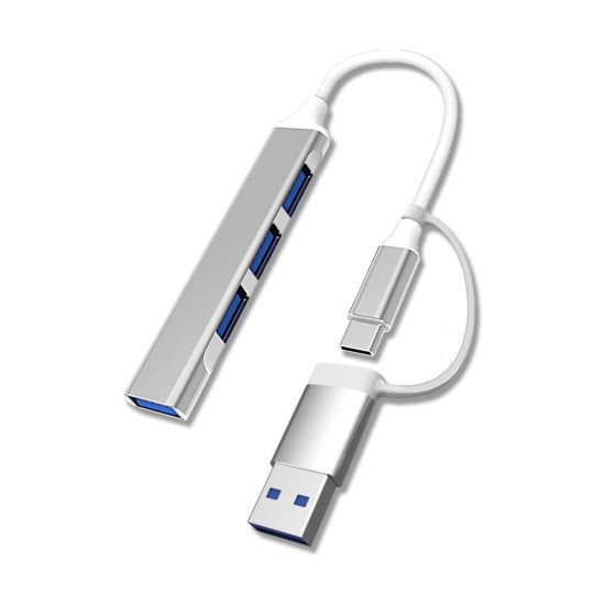 4 Port'lu Bağlantı İstasyonu Ultra İnce USB Bölücü TYPE-C tipi Çoklu Arayüz Adaptörü Multi Usb Çoklayıcı 4 Port'lu Bağlantı İstasyonu Ultra İnce USB Bölücü TYPE-C tipi Çoklu Arayüz Adaptörü Multi Usb Çoklayıcı