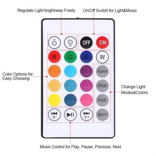 Kumandalı Bluetooth Hoparlör Ampul LD-37 Kumandalı Bluetooth Hoparlör Ampul LD-37
