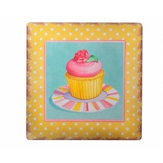 Decotown Duvar Panosu 40*40 Cup Cake Muffin Motifli Duvar Süsü Decotown Duvar Panosu 40*40 Cup Cake Muffin Motifli Duvar Süsü