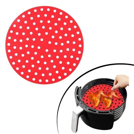 Renkli Isıya Dayanıklı Yıkanılabilir Silikon Fırın Ve Airfryer Yuvarlak Pişirme Matı 20 Cm Renkli Isıya Dayanıklı Yıkanılabilir Silikon Fırın Ve Airfryer Yuvarlak Pişirme Matı 20 Cm