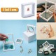 11x11cm Standlı 3D Takı Ziynet Hatıra Koleksiyon Saklama Kutusu Şeffaf Film Çerçevesi 11x11cm Standlı 3D Takı Ziynet Hatıra Koleksiyon Saklama Kutusu Şeffaf Film Çerçevesi