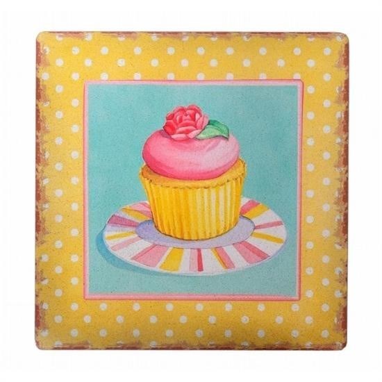 Decotown Duvar Panosu 40*40 Cup Cake Muffin Motifli Duvar Süsü Decotown Duvar Panosu 40*40 Cup Cake Muffin Motifli Duvar Süsü