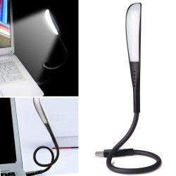 USB Girişli 14 Ledli 3 Kademeli Dokunmatik Masa/Kitap Okuma Lambası Ledi Siyah