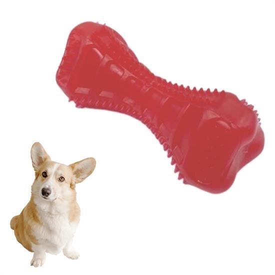 Köpekler İçin Diş Kaşıma Oyuncağı Tırtıklı Yapıda Plastik Dumbell Köpekler İçin Diş Kaşıma Oyuncağı Tırtıklı Yapıda Plastik Dumbell