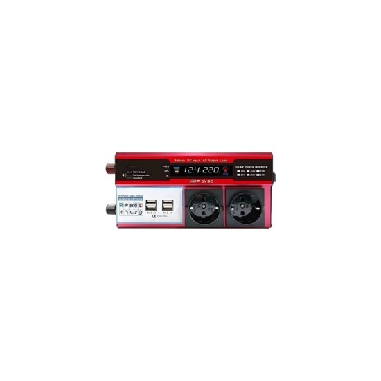 12v 2000w Modifiye Sinüs İnverter Araç Ve Güneş Enerjisi Uyumlu, Çift Usb, Çift Priz Ve Çakmaklık Epilons 12v 2000w Modifiye Sinüs İnverter Araç Ve Güneş Enerjisi Uyumlu, Çift Usb, Çift Priz Ve Çakmaklık Epilons