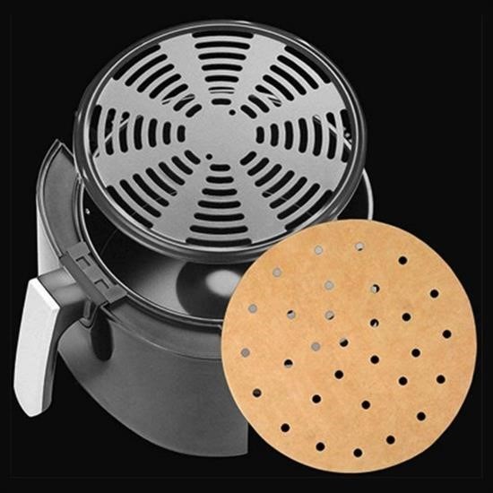 100 Adet Air Fryer Pişirme Kağıdı Tek Kullanımlık Hava Fritözü Yuvarlak Delikli Model 100 Adet Air Fryer Pişirme Kağıdı Tek Kullanımlık Hava Fritözü Yuvarlak Delikli Model