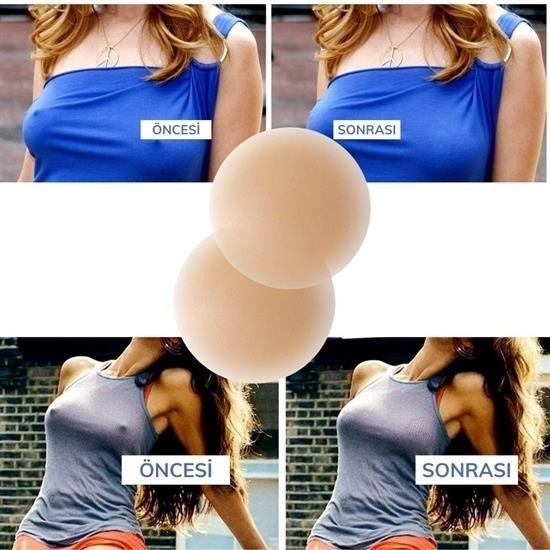 Silikon Göğüs Ucu Kapatıcı Gizleyici Bant Aparat Nipple Pad Silikon Göğüs Ucu Kapatıcı Gizleyici Bant Aparat Nipple Pad