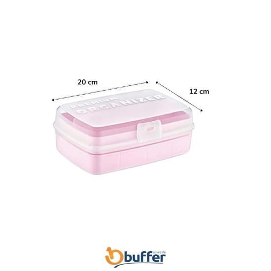 12 Bölmeli Çok Amaçlı Takı Toka Kutusu Dikiş Kutusu Kapaklı Organizer Kutusu Bölmeli Kutu 12 Bölmeli Çok Amaçlı Takı Toka Kutusu Dikiş Kutusu Kapaklı Organizer Kutusu Bölmeli Kutu