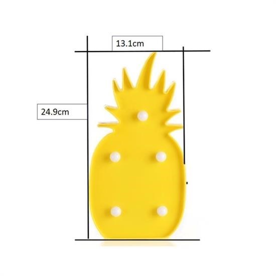 Ananas Şeklinde Ledli Dekoratif Eğlenceli Çocuk Gece Lambası Ananas Şeklinde Ledli Dekoratif Eğlenceli Çocuk Gece Lambası