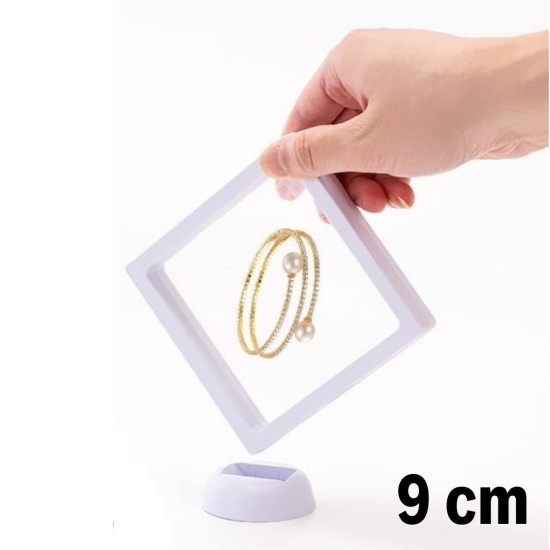 9x9 cm Standlı 3D Takı Ziynet Hatıra Koleksiyon Saklama Kutusu Şeffaf Film Çerçevesi 9x9 cm Standlı 3D Takı Ziynet Hatıra Koleksiyon Saklama Kutusu Şeffaf Film Çerçevesi