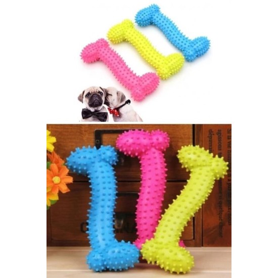 Tiny Kemik Oyuncağı Tırtıklı Yüzey Küçük Kemik Plastik Köpek Oyuncağı Tiny Kemik Oyuncağı Tırtıklı Yüzey Küçük Kemik Plastik Köpek Oyuncağı
