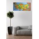 Renkli Türkiye Haritası Manyetik Yapıştırıcı Gerektirmeyen Duvar Stickerı 118 CM * 56 CM Renkli Türkiye Haritası Manyetik Yapıştırıcı Gerektirmeyen Duvar Stickerı 118 CM * 56 CM