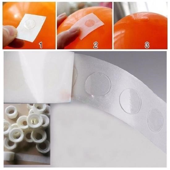 Sticker Damla Model Çift Taraflı Yapışkan Balon Yapıştırıcısı Sticker Damla Model Çift Taraflı Yapışkan Balon Yapıştırıcısı