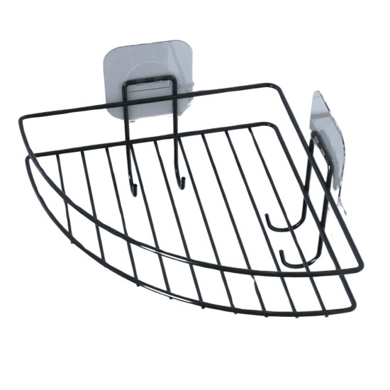 Yapışkanlı Banyo Köşeliği Kancalı Köşe Rafı Duş Şampuanlık Duvar Düzenleyici Organizer Raf Yapışkanlı Banyo Köşeliği Kancalı Köşe Rafı Duş Şampuanlık Duvar Düzenleyici Organizer Raf