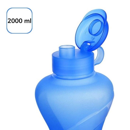 2000ML Kapasiteli Sporcu Tipi Suluk Pratik El Matarası TP-487 2000ML Kapasiteli Sporcu Tipi Suluk Pratik El Matarası TP-487