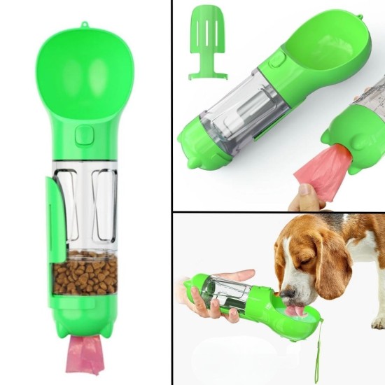 Taşınabilir Hazneli Mama Kaplı ,Kaka Poşetli Kedi,Köpek Suluğu-300ml Taşınabilir Hazneli Mama Kaplı ,Kaka Poşetli Kedi,Köpek Suluğu-300ml