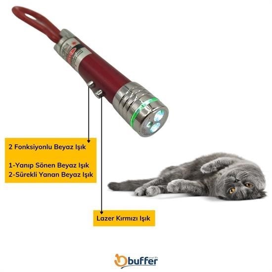 3 Fonksiyonlu Kırmızı Beyaz Işıklı Led Lazer Kedi Köpek Oyuncak Anahtarlık 3 Fonksiyonlu Kırmızı Beyaz Işıklı Led Lazer Kedi Köpek Oyuncak Anahtarlık