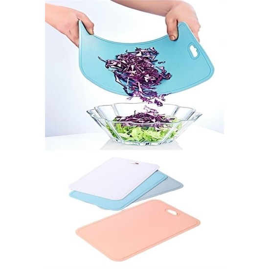 Bükülebilir Esnek Kesme Matı Meyve Sebze Doğrama Kesme Tahtası 20x30 cm Bükülebilir Esnek Kesme Matı Meyve Sebze Doğrama Kesme Tahtası 20x30 cm