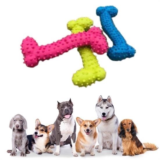 Tiny Kemik Oyuncağı Tırtıklı Yüzey Küçük Kemik Plastik Köpek Oyuncağı Tiny Kemik Oyuncağı Tırtıklı Yüzey Küçük Kemik Plastik Köpek Oyuncağı