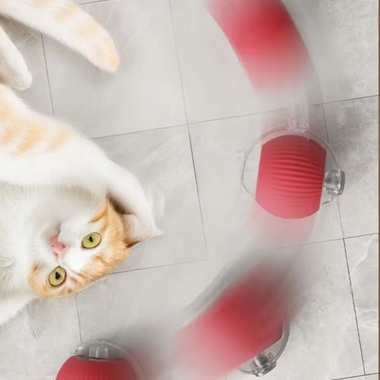 Şarjlı Otomatik Hareketli Kedi Köpek İçin 360 Derece Dönen İnteraktif Akıllı Oyun Topu Şarjlı Otomatik Hareketli Kedi Köpek İçin 360 Derece Dönen İnteraktif Akıllı Oyun Topu