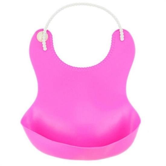 Çocuk Bebek Mama Önlüğü Dökülme Engelleyici Bükülebilir Pembe Çocuk Bebek Mama Önlüğü Dökülme Engelleyici Bükülebilir Pembe