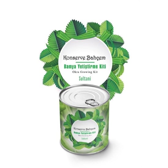 Konserve Bahçem Evde Konservede Sultani Bamya Yetiştirme Kiti Konserve Bahçem Evde Konservede Sultani Bamya Yetiştirme Kiti