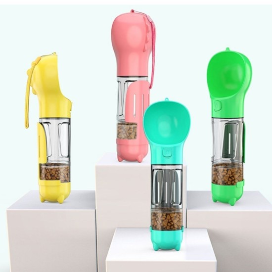 Taşınabilir Hazneli Mama Kaplı ,Kaka Poşetli Kedi,Köpek Suluğu-300ml Taşınabilir Hazneli Mama Kaplı ,Kaka Poşetli Kedi,Köpek Suluğu-300ml