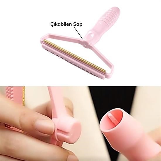 Çift Taraflı Elbise Kazak Plastik Kumaş Tüy Alma ve Tiftik Temizleyici Toplayıcı Taşınabilir Çift Taraflı Elbise Kazak Plastik Kumaş Tüy Alma ve Tiftik Temizleyici Toplayıcı Taşınabilir