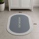 Sihirli Süper Su Emici Kaymaz Tabanlı Oval Paspas 40*60 cm Sihirli Süper Su Emici Kaymaz Tabanlı Oval Paspas 40*60 cm