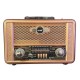 Retro, Nostaljik, Ahşap Tasarım Bluetooth Hoparlörlü, Şarjlı, Taşınabilir Otantik Tasarımlı FM/AM Destekli Radyo NS8098 Retro, Nostaljik, Ahşap Tasarım Bluetooth Hoparlörlü, Şarjlı, Taşınabilir Otantik Tasarımlı FM/AM Destekli Radyo NS8098