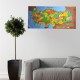 Renkli Türkiye Haritası Manyetik Yapıştırıcı Gerektirmeyen Duvar Stickerı 118 CM * 56 CM Renkli Türkiye Haritası Manyetik Yapıştırıcı Gerektirmeyen Duvar Stickerı 118 CM * 56 CM