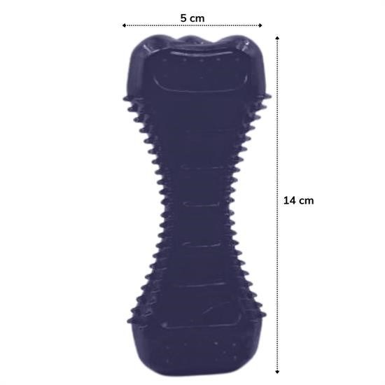 Köpekler İçin Diş Kaşıma Oyuncağı Tırtıklı Yapıda Plastik Dumbell Köpekler İçin Diş Kaşıma Oyuncağı Tırtıklı Yapıda Plastik Dumbell